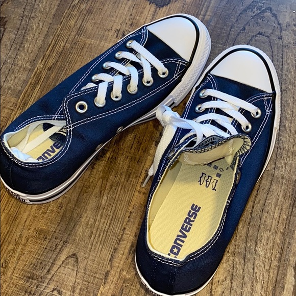 **never worn** blue Chuck Taylors - Picture 1 of 2